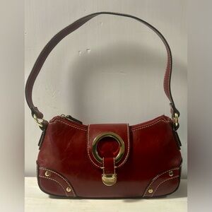 Hillary & Hanson Vintage Y2K Cherry Red Shoulder Bag , Vinyl